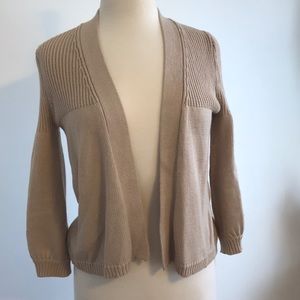 Evie Beige Sweater Cardigan